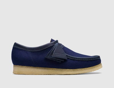 Clarks Wallabee Wool Navy Wool