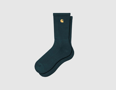 Carhartt WIP Chase Socks Duck Blue / Gold