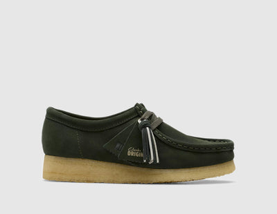 Clarks Original Women's Wallabee / Forest Green Suede - Low Top