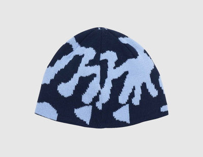 Gramicci Burly Runningman Beanie / Splatter Blue