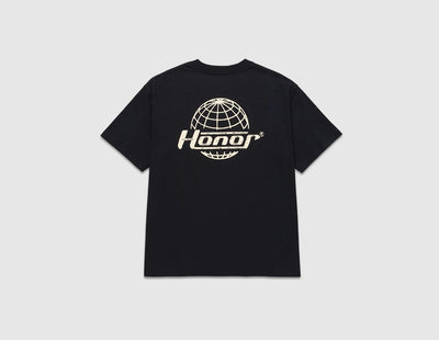 Honor The Gift Honor Globe Logo T-Shirt / Black