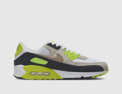 Nike Air Max 90 White / Khaki - Cyber - Sneakers