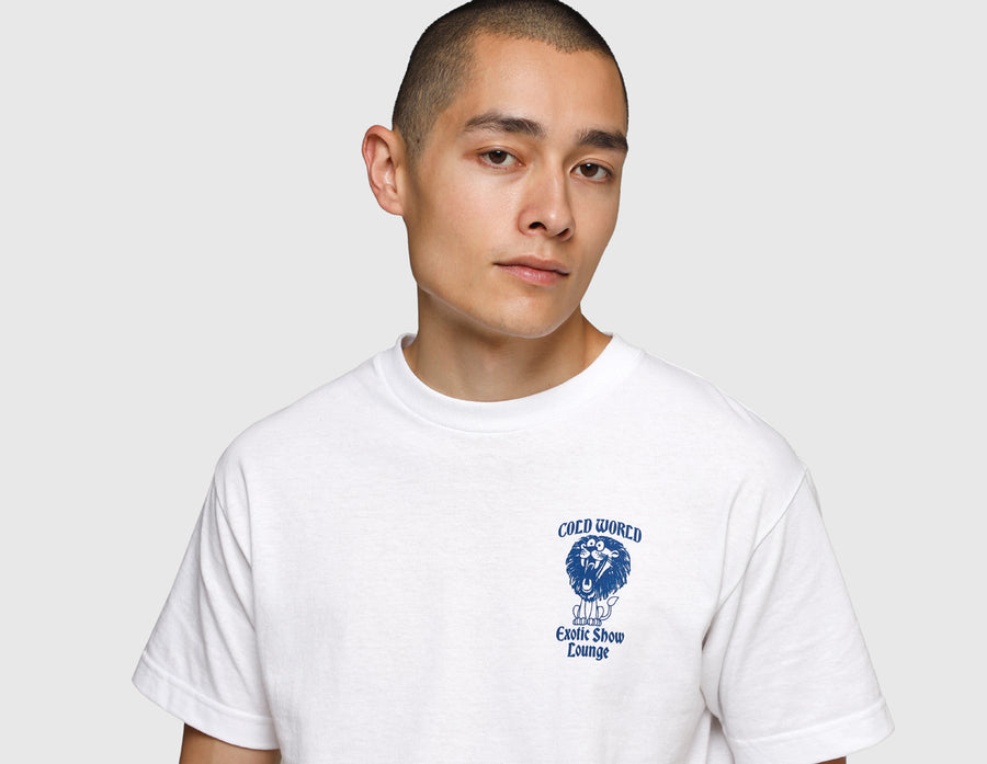 Cold World Frozen Goods Exotic Show Lounge T-shirt / White