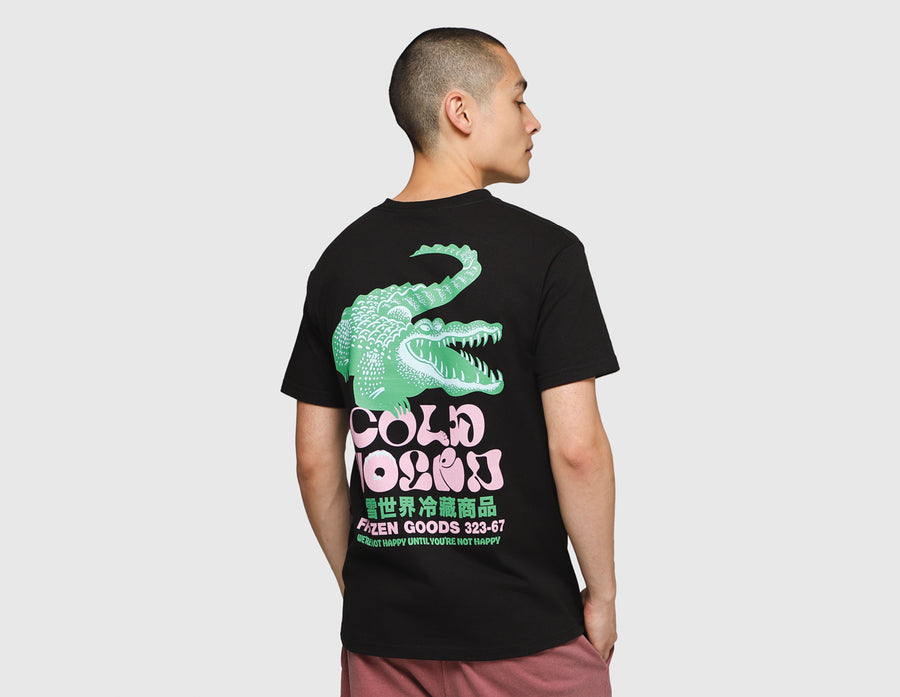 Cold World Frozen Goods Gator T-shirt / Black