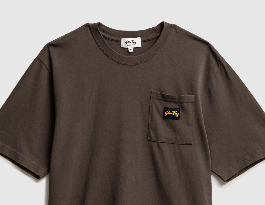 Stan Ray Patch Pocket T-Shirt / Washed Black