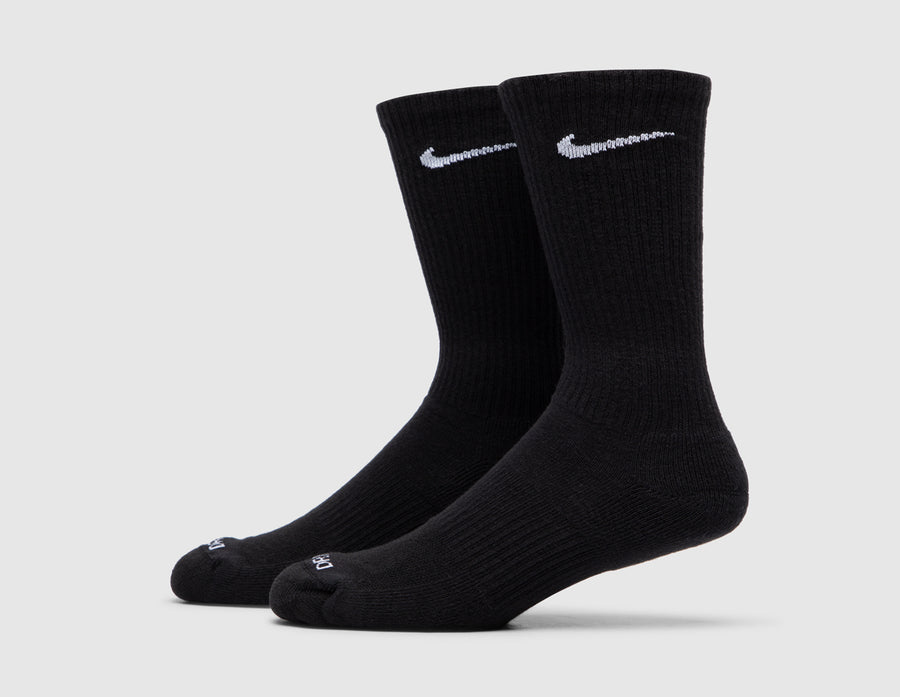 Nike Everyday Plus Cushioned Socks - 3 Pack Black / White