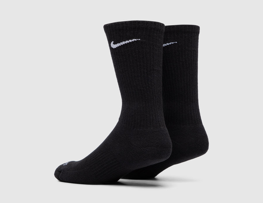 Nike Everyday Plus Cushioned Socks - 3 Pack Black / White