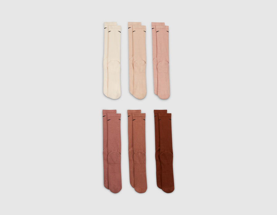 Nike Everyday Plus Cushioned Crew Socks (6 Pack) / Multi-Color
