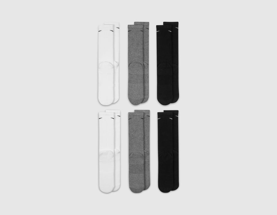 Nike Everyday Plus Cushioned Training Crew Socks (6 Pack) / Multi-color