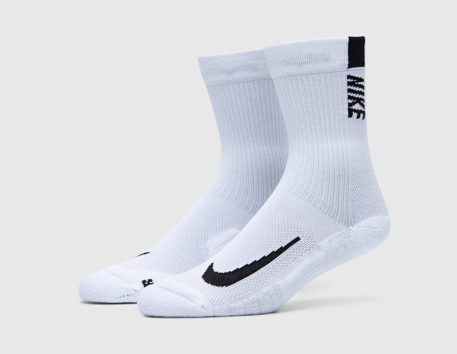 Nike Multiplier Crew Socks White / Black