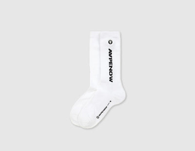 AAPE Now Socks / White