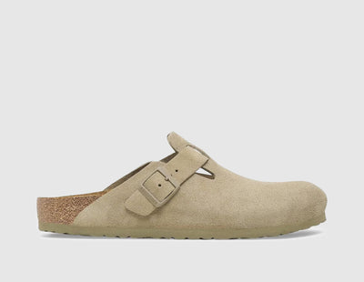 Birkenstock Boston Suede / Faded Khaki