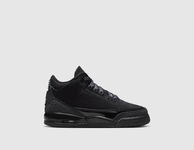 Jordan 3 Retro GS Black / Dark Charcoal - White - Sneakers