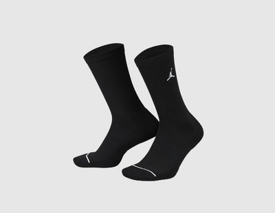 Jordan Everyday Crew Socks (3 Pack) Black / White