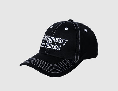 Market C.A.M. 6 Panel Hat / Washed Black