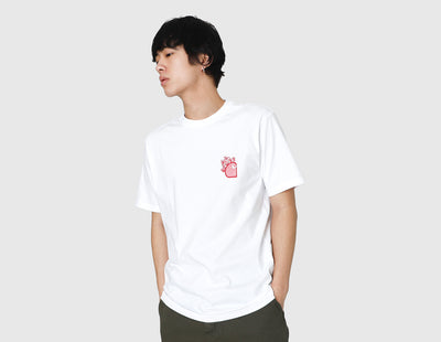 Carhartt WIP Little Hellraiser T-shirt White / Red