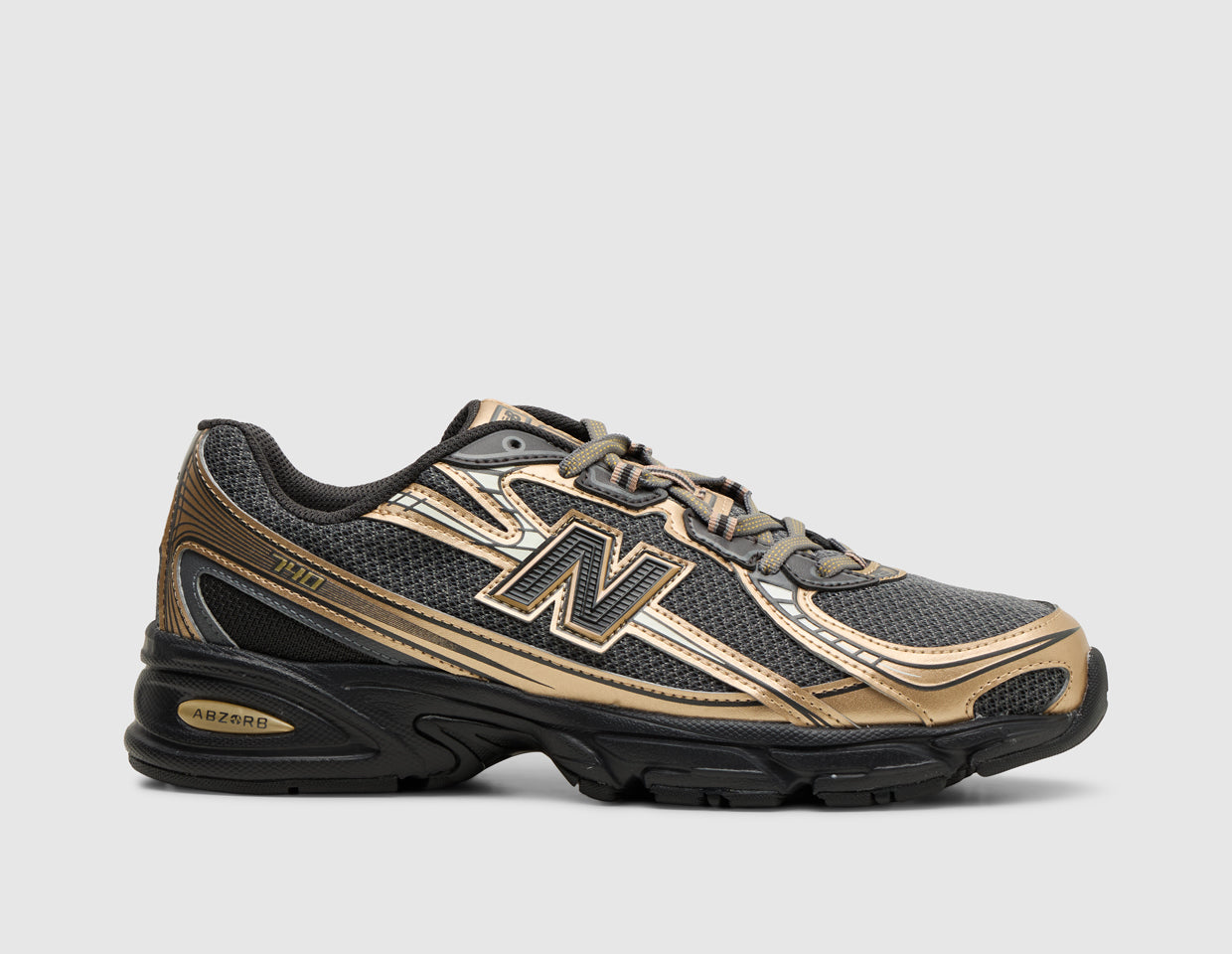 New Balance 740 Black / Black Cement – size? Canada