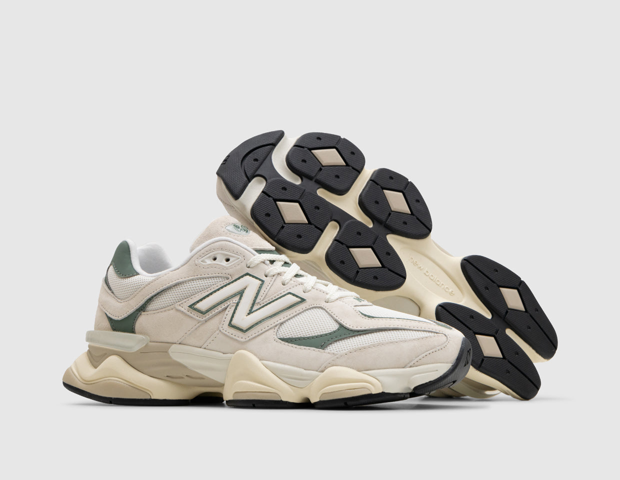 New Balance 9060 Linen / Dark Juniper – size? Canada