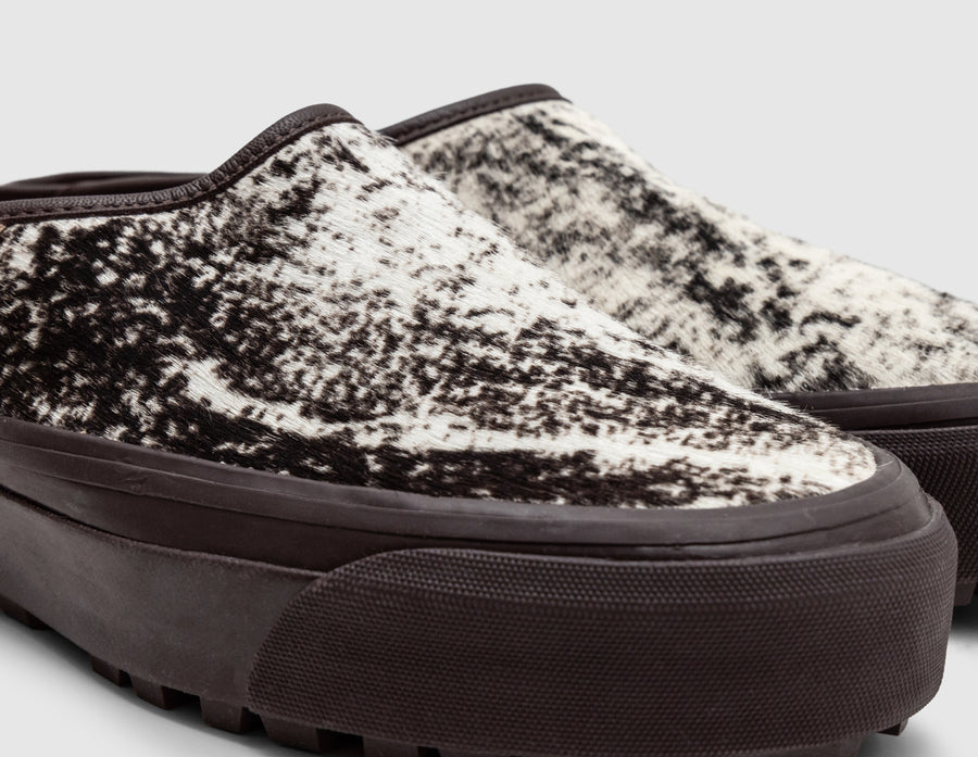 Vans Premium Pony Hair Mule Chocolate Plum