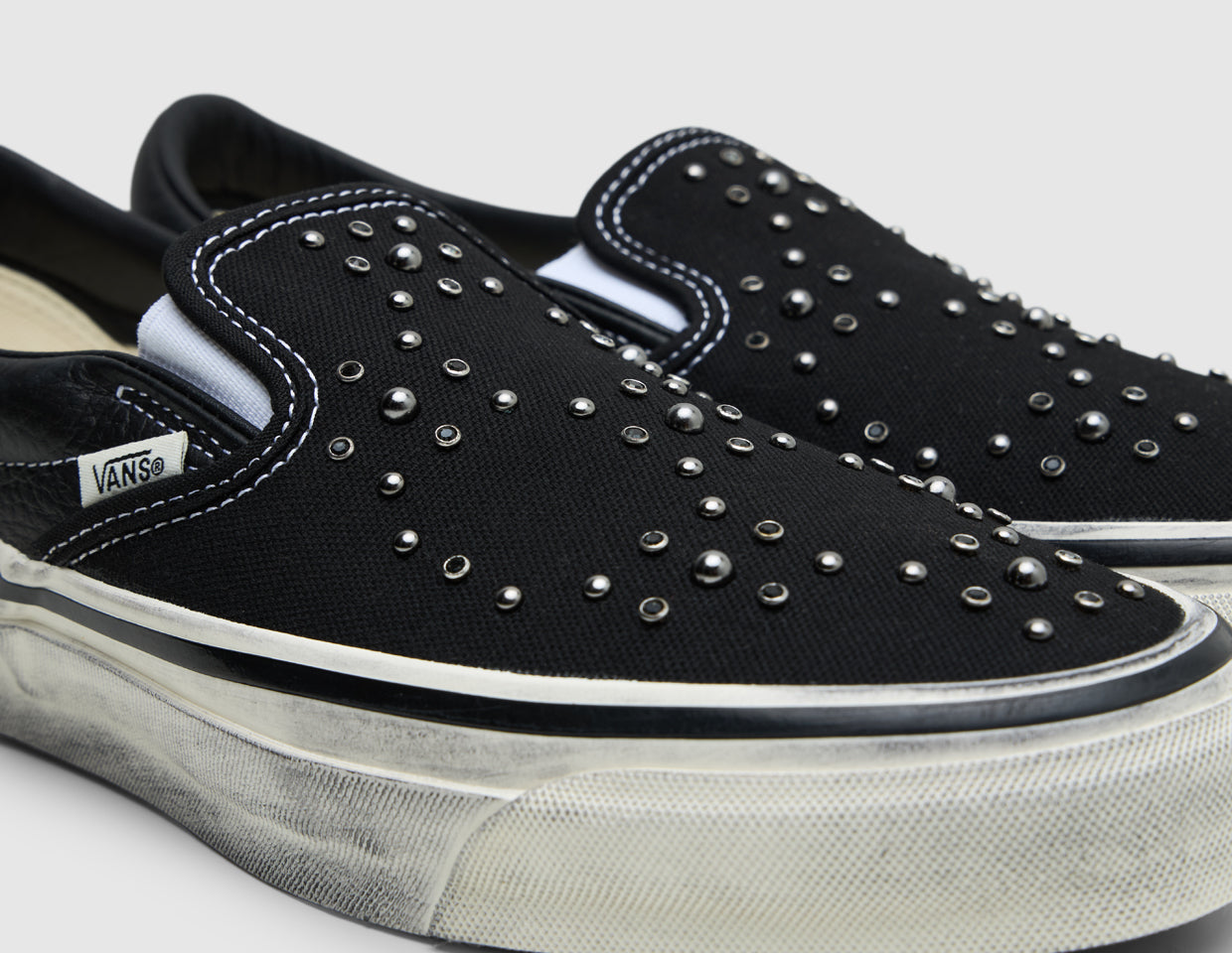 Vans LX Classic Slip-On 98 Pearlized Black / Black – size? Canada