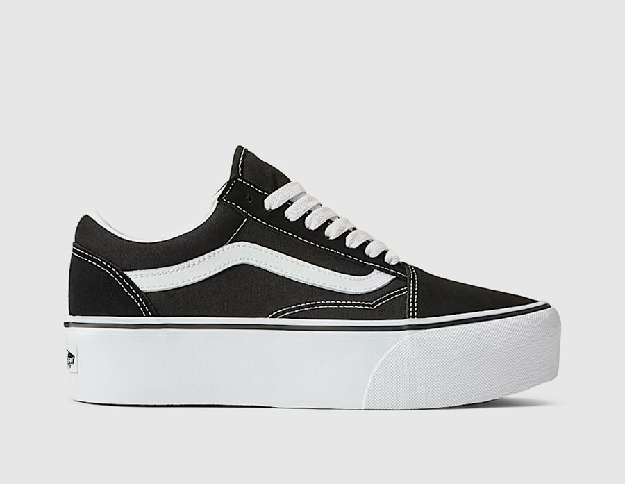 Vans Old Skool Stackform Suede / Canvas Black - True White