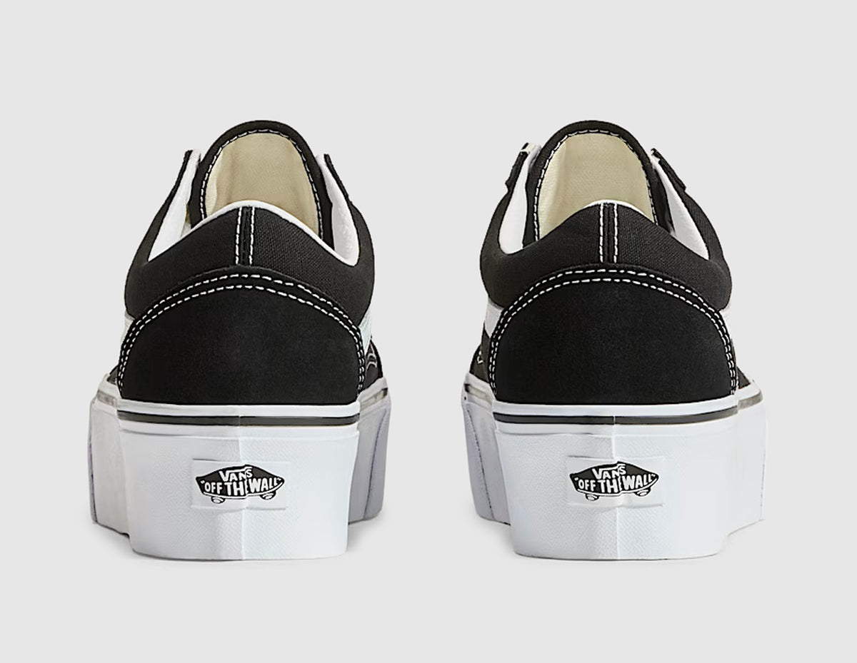 Vans Old Skool Stackform Suede / Canvas Black - True White