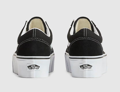 Vans Old Skool Stackform Suede / Canvas Black - True White