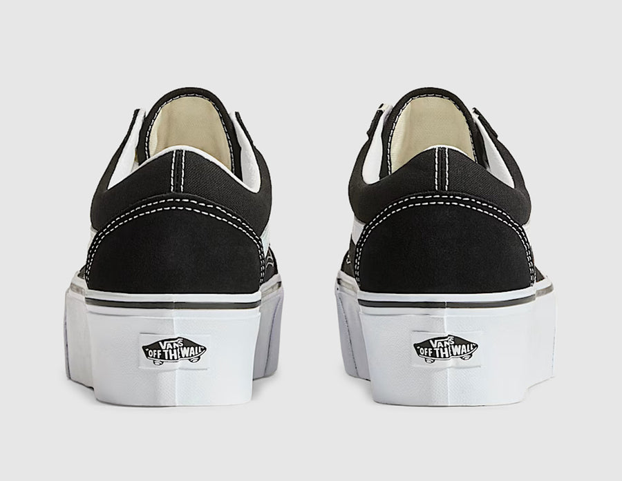 Vans Old Skool Stackform Suede / Canvas Black - True White