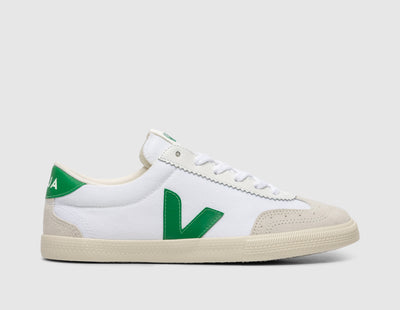 VEJA Women's Volley White / Emerald - Sneakers