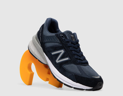 New Balance Womens W990NV5 Navy / Silver - Low Top
