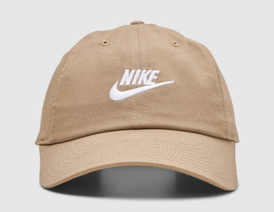 Nike Club Unstructured Futura Wash Cap Khaki / White