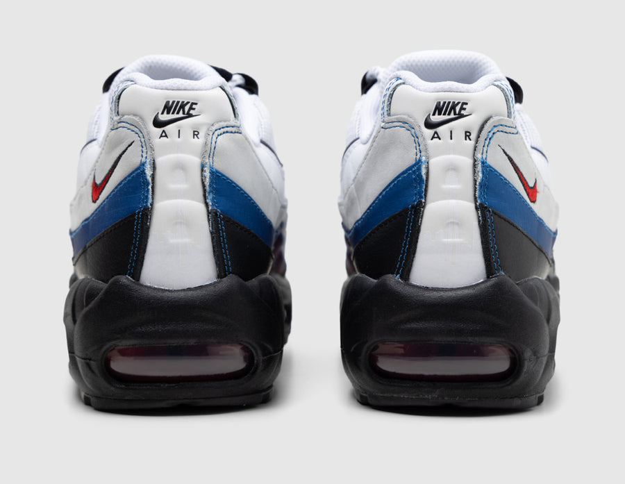 Nike Air Max 95 PRM White / University Red - Blue Jay