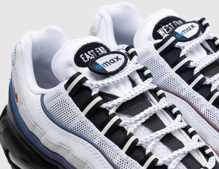 Nike Air Max 95 PRM White / University Red - Blue Jay