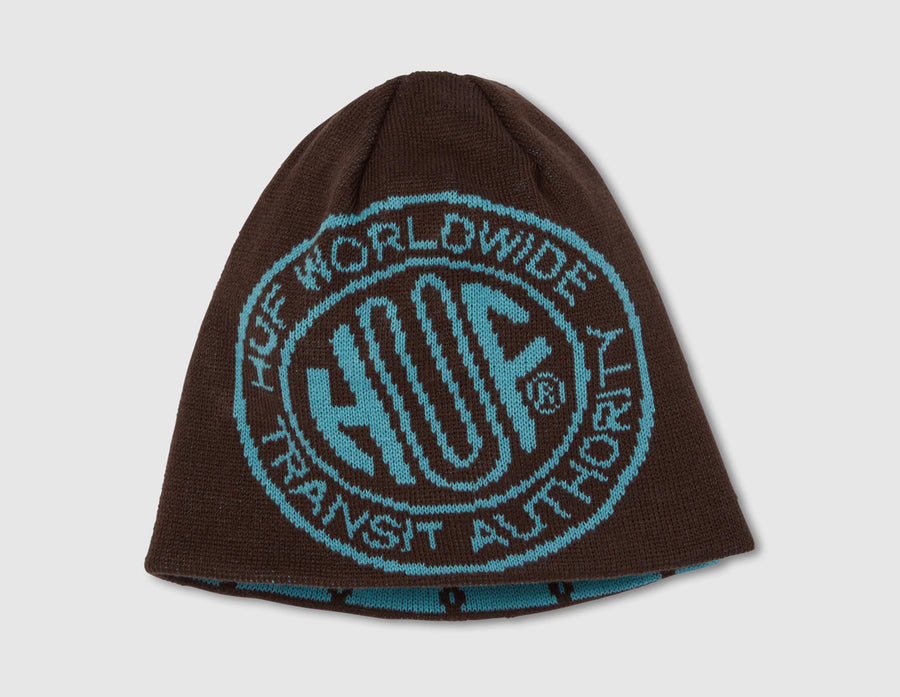 HUF Token Reversible Skull Beanie / Bison