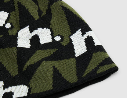 HUF H Star Repeat Skull Beanie / Olive