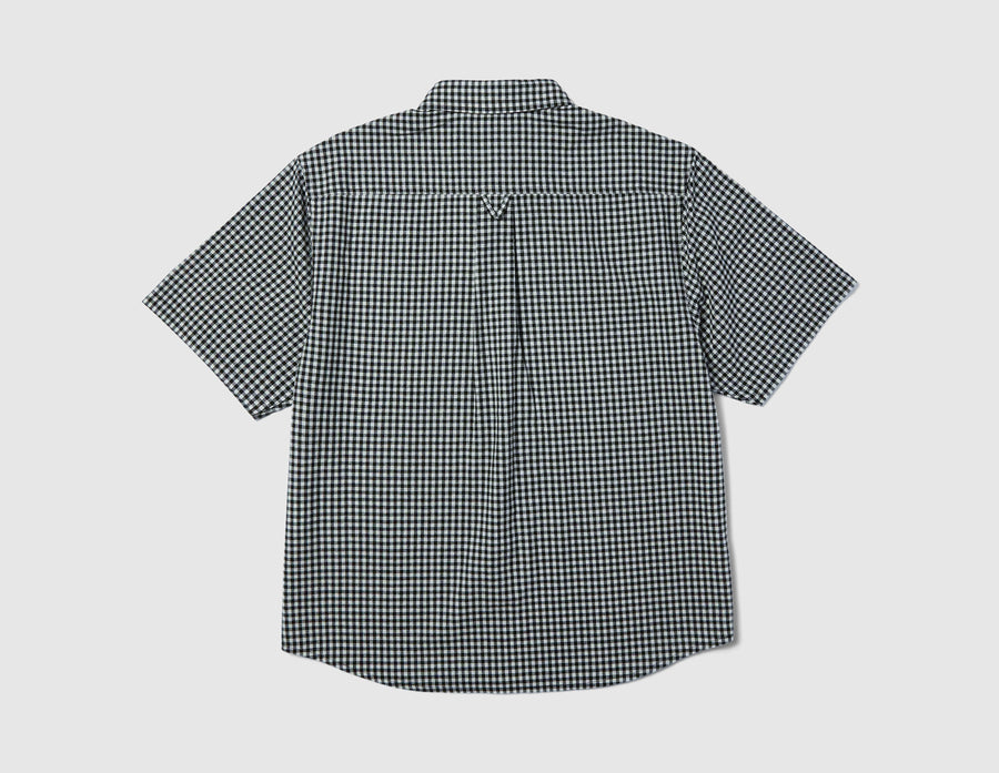 HUF 89 Micro Gingham Oxford Shirt Black / White
