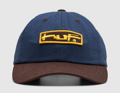 HUF Stretch Logo 6 Panel CV Hat / Navy