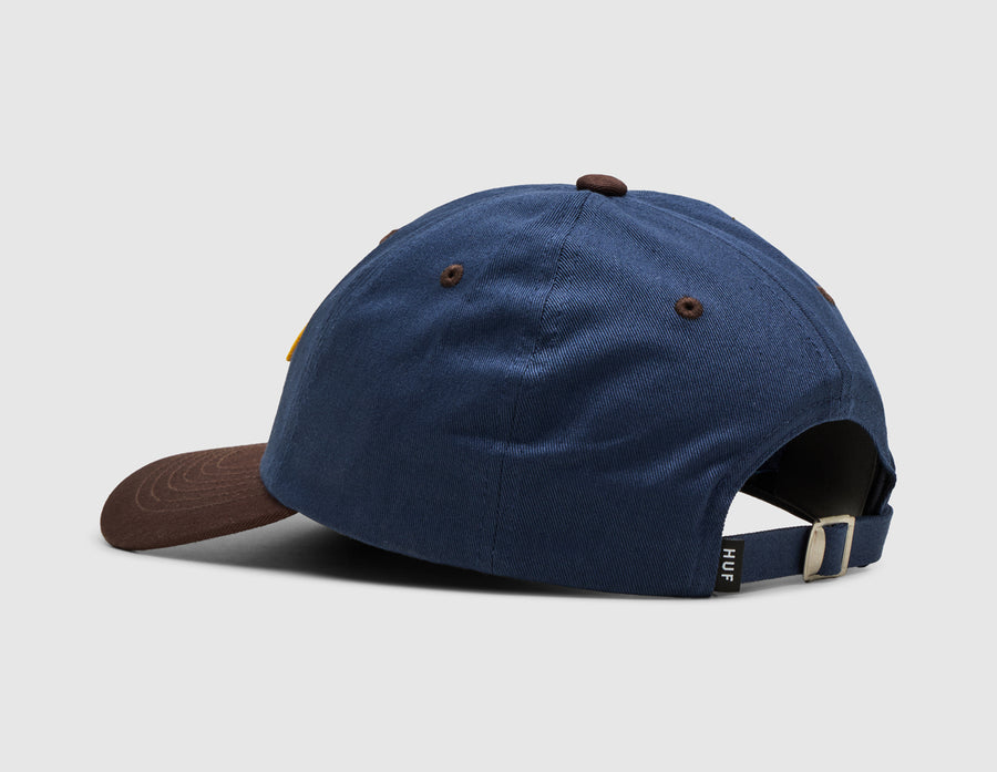 HUF Stretch Logo 6 Panel CV Hat / Navy
