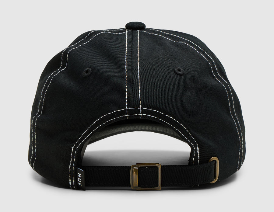 HUF Arch Logo 6 Panel CV Hat / Black