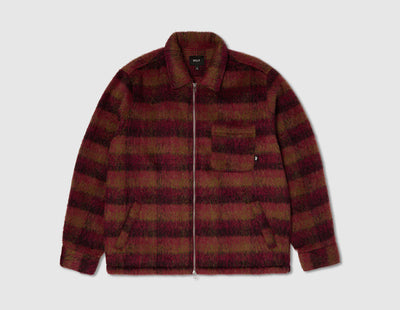 HUF Megablast Plaid Jacket / Berry