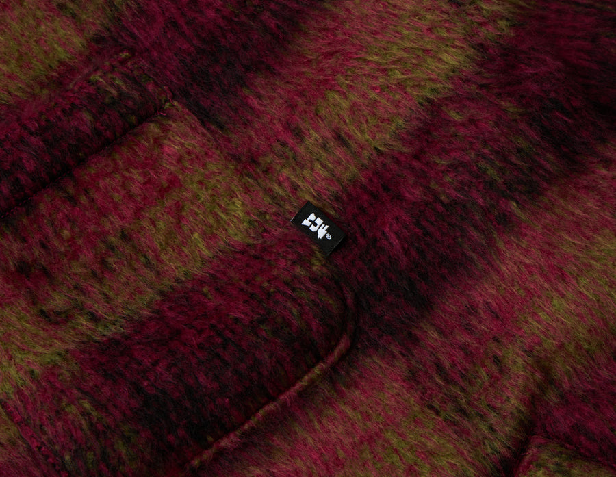 HUF Megablast Plaid Jacket / Berry