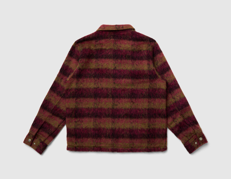 HUF Megablast Plaid Jacket / Berry