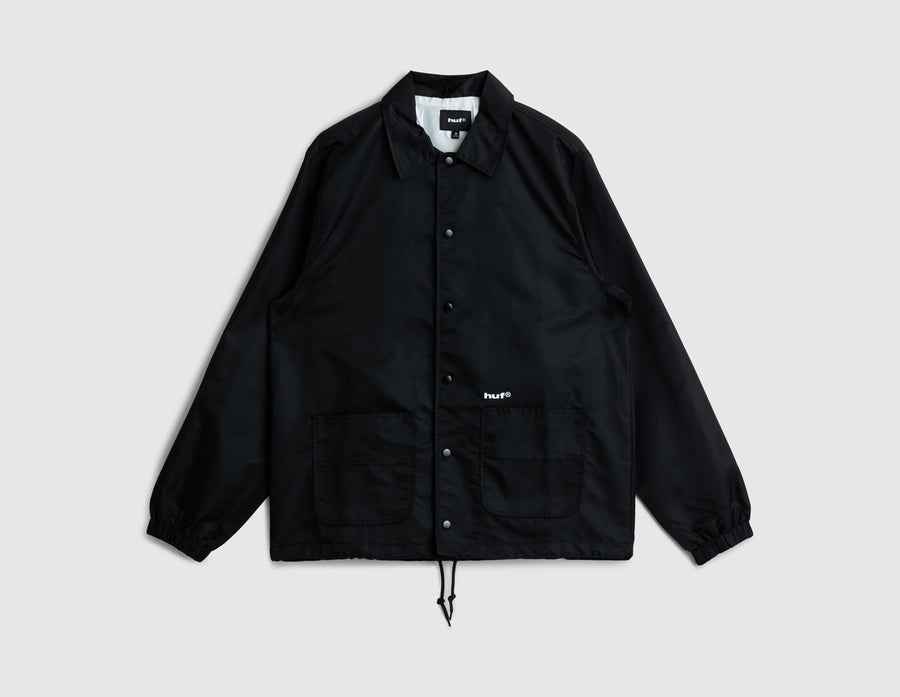 HUF 89 Coaches Jacket Black / White