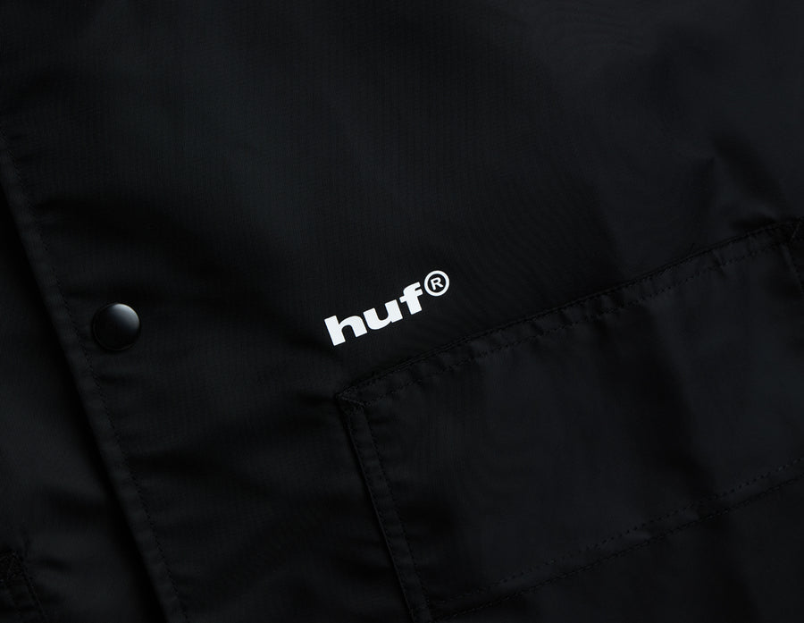 HUF 89 Coaches Jacket Black / White