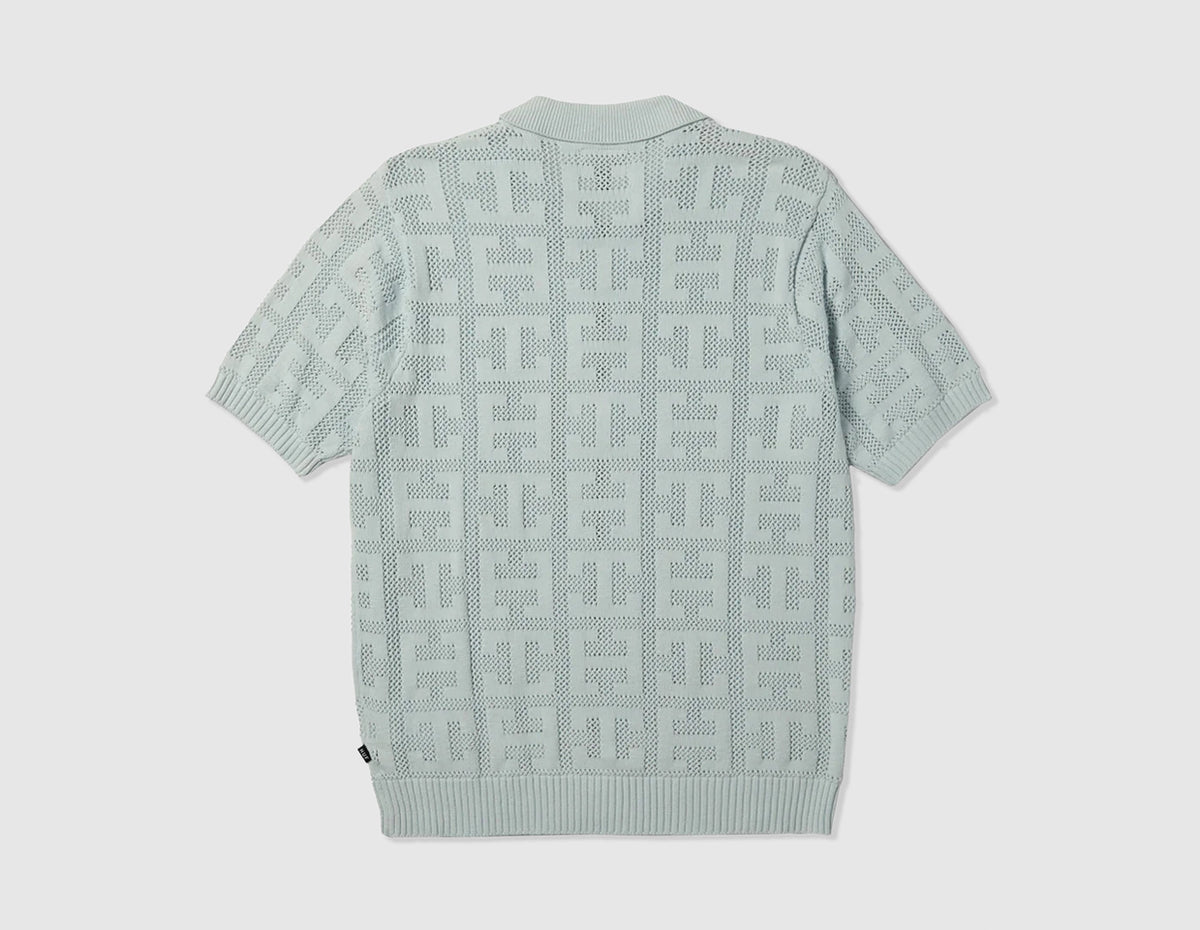 HUF Monogram Zip Sweater Sky