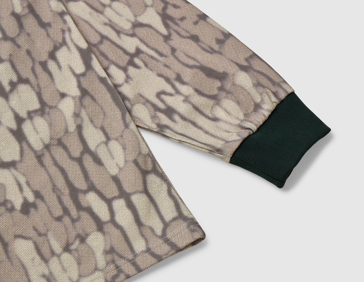 HUF Warped Camo Knit Top / Muted Camo