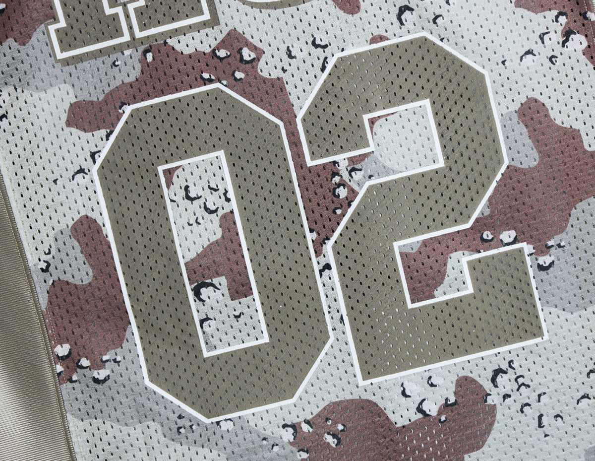 HUF Camo Football Jersey / Brown