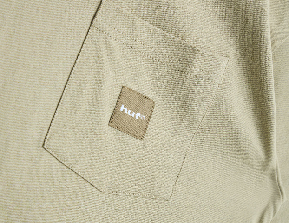 HUF Box Logo Pocket T-Shirt / Tan