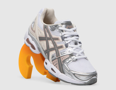 ASICS Women's Gel-Nimbus 9 White / Oatmeal - Sneakers - Filter Sneakers