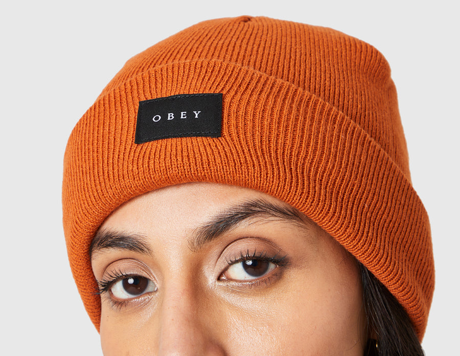 Obey Womens Virgil Beanie / Ginger